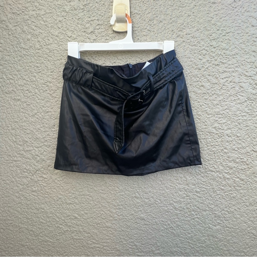 Zara leather skirt